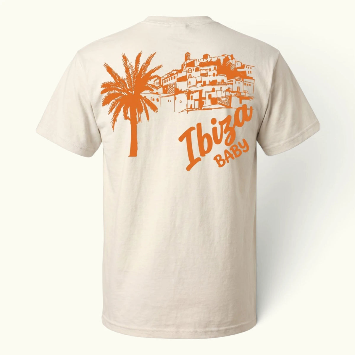Ibiza Baby T-Shirt, achteraanzicht